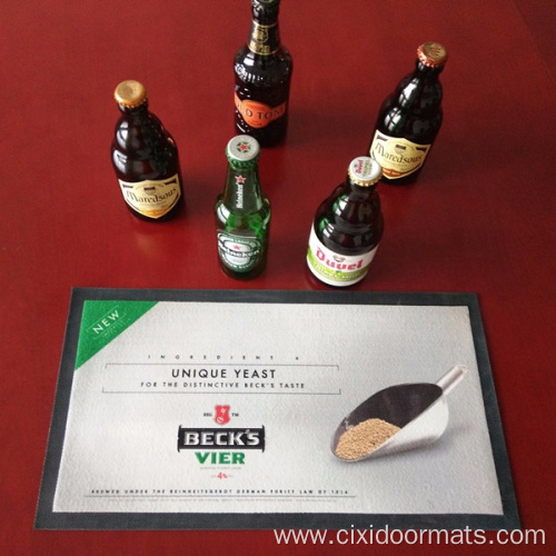 Eco-Friendly Non Woven Fabric branded beer bar mat